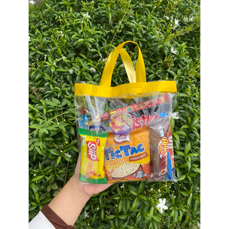

plastik parcel snack ulang tahun murah 1 pack isi 10pcs
