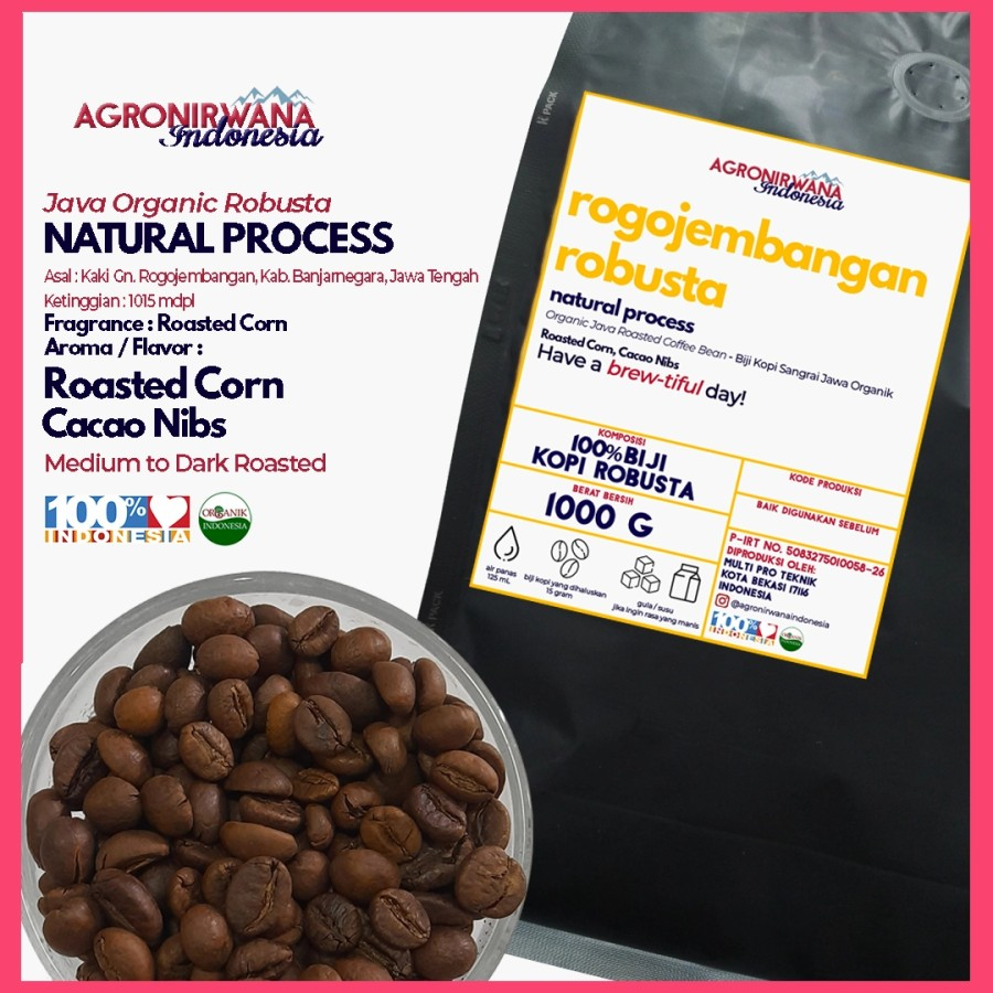 

ROGOJEMBANGAN ROBUSTA Organic Robusta Natural Process