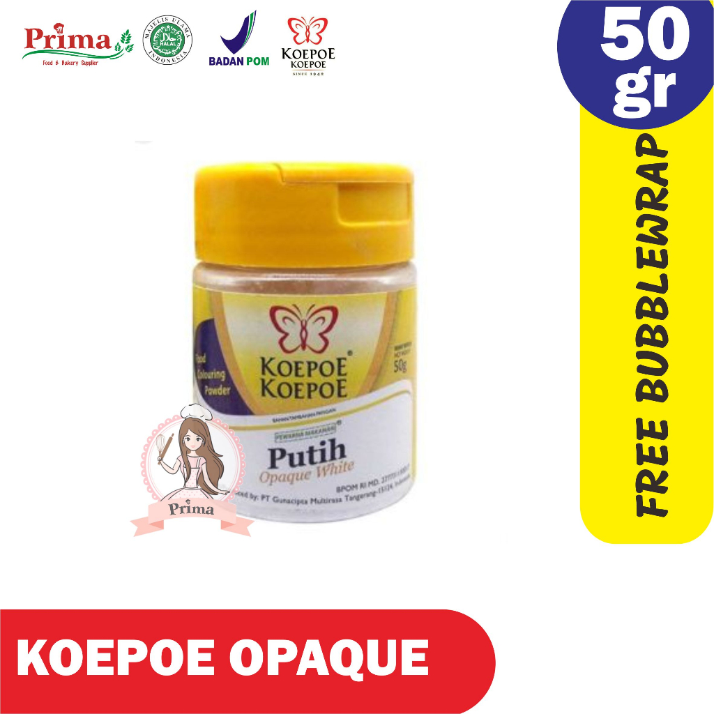 

Opaque white - Koepoe 50gr