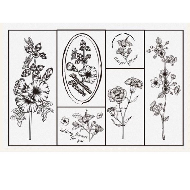 

ECER wooden stamp / stempel kayu for scrapbook journal journaling bujo