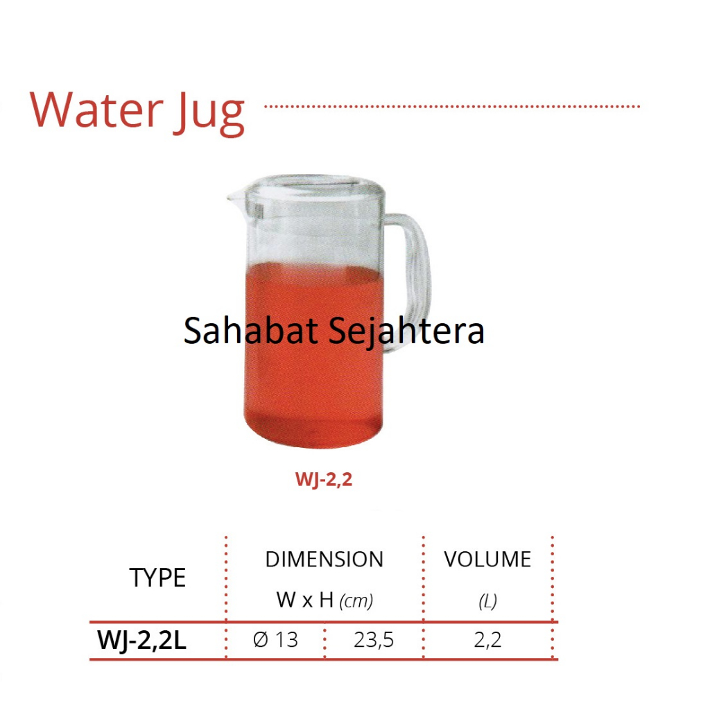 GETRA Water Jug WJ-2.2L Teko Air