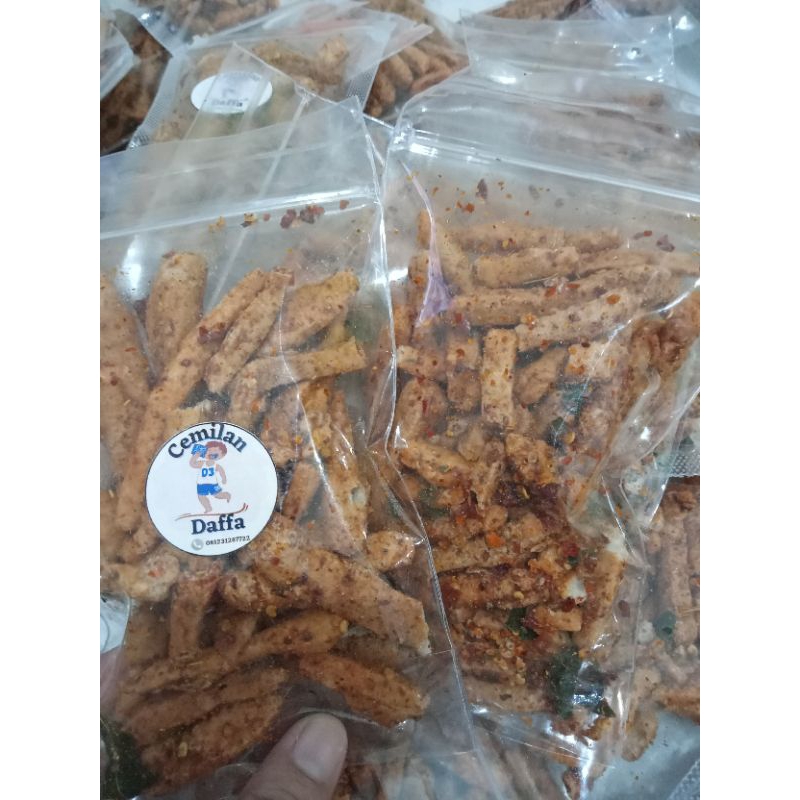 

basreng pedas daun jeruk viral