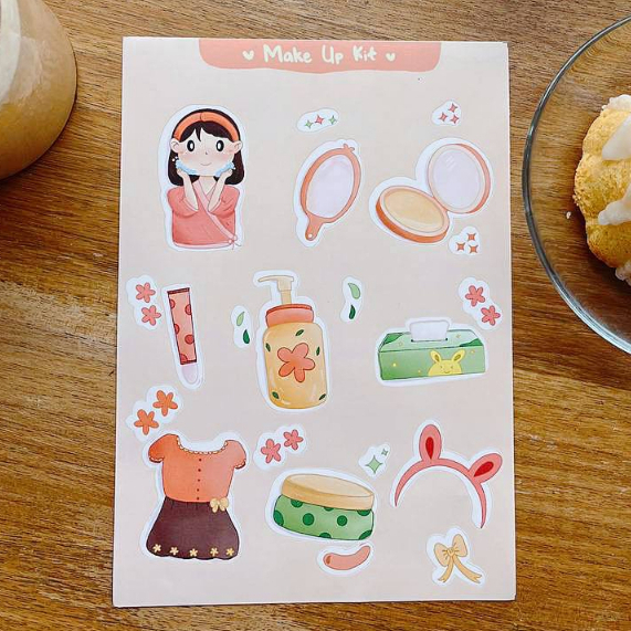 

Stiker MakeUp Kit