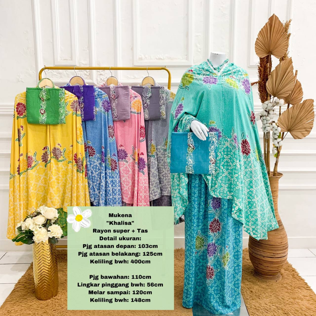 Eltaza Mukena Batik Cap Pekalongan Rayon Super All Size