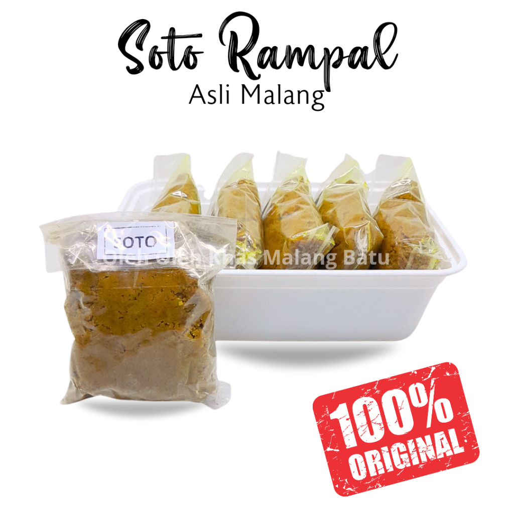 

BUMBU SOTO RAMPAL ASLI MALANG 1957 | 1 BUNGKUS 100gr