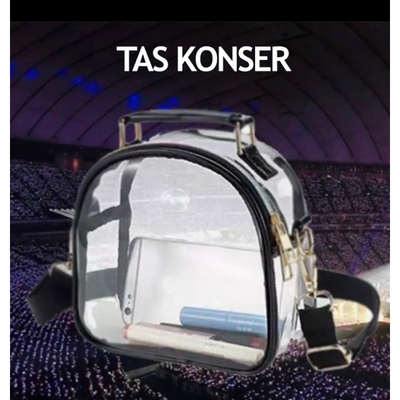 Tas selempang bening PVC konser  | tas bening transparant PVC | tas bening PVC kpop concert