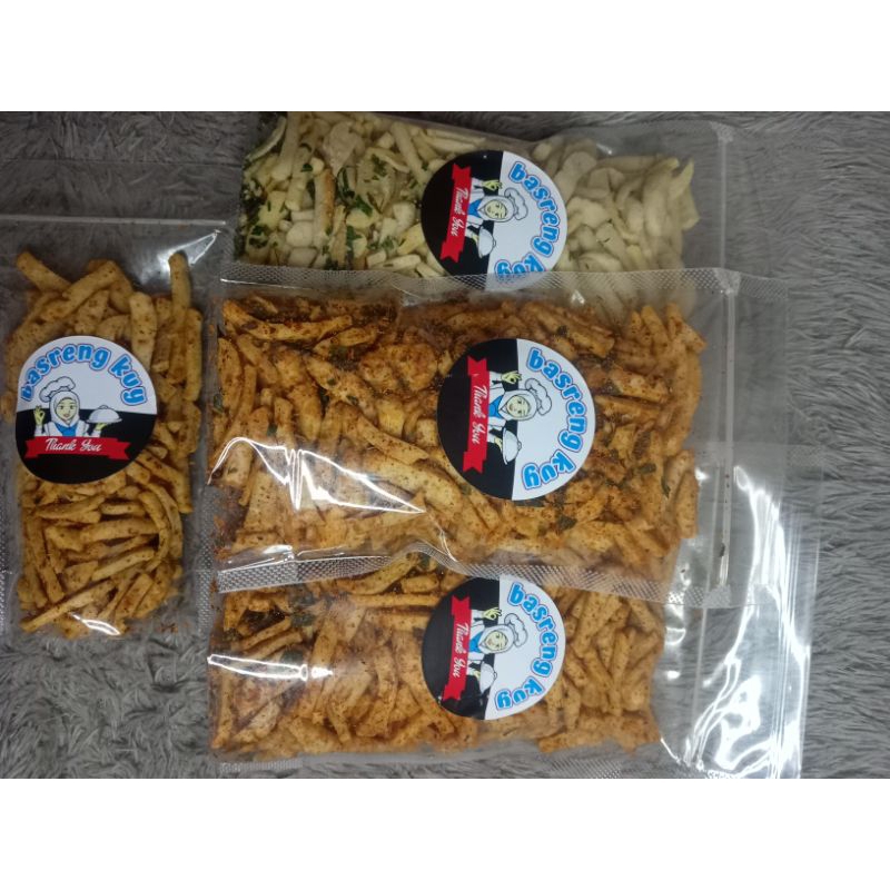 

basreng baso goreng x-tra pedass hot daun jeruk 250gram