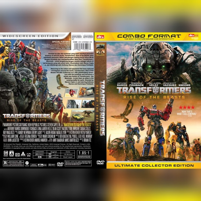 DVD Transformers: Rise of the Beasts (2023)