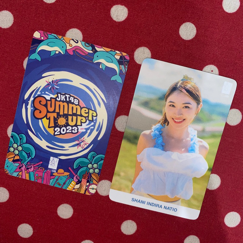 Photocard Shani Jkt48 Summer tour