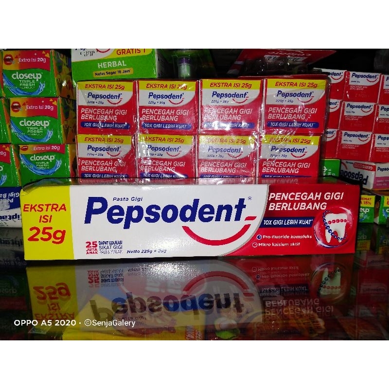 Pepsodent Kemasan 225gr+25gr