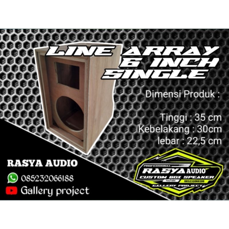 BOX LINE ARRAY 6 INCH | BOX MIDLE