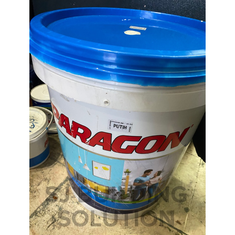Cat Tembok Air Paragon Putih Kekuningan 25 kg/ Pail Putih Kuning 25kg
