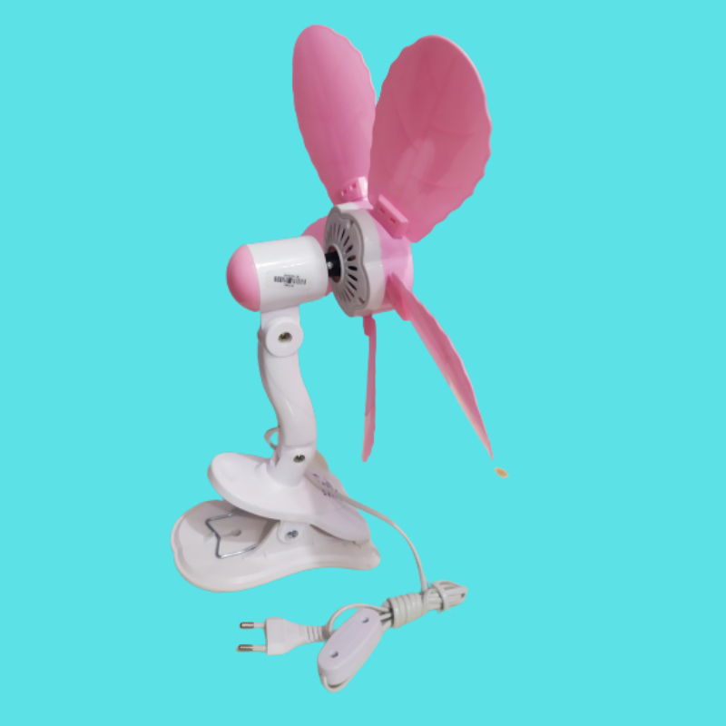 Kipas angin japit dinding portable duduk tempel tembok mini besar baling-baling 5 pendingin ruangan 