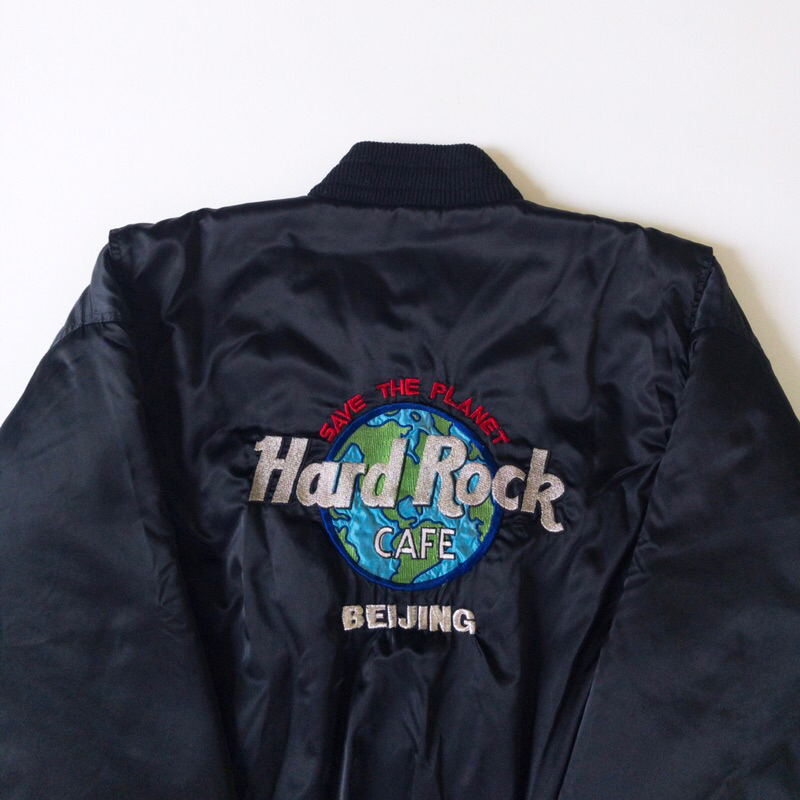 Jaket Hard Rock Cafe Vintage Jaket Bomber Jacket