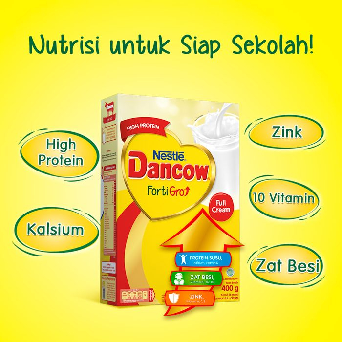 

Dancow fortigro fullcream 400gr