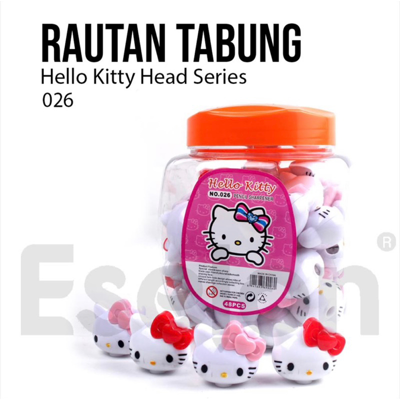 

RAUTAN PENSIL KEPALA HELLO KITTY | SERUTAN FANCY HEAD HELLO KITTY