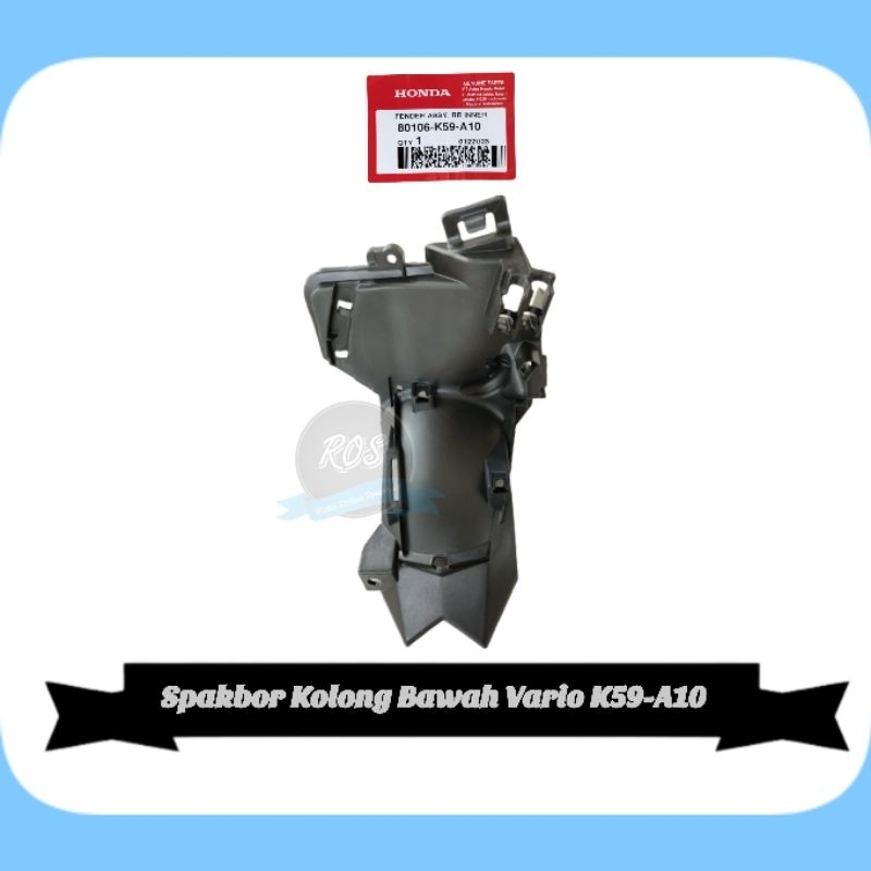 Spakbor Kolong Bagian Bawah Fender Assy RR Inner Vario  125 - 150 Led 2015 - 2021 K59-A10 Original