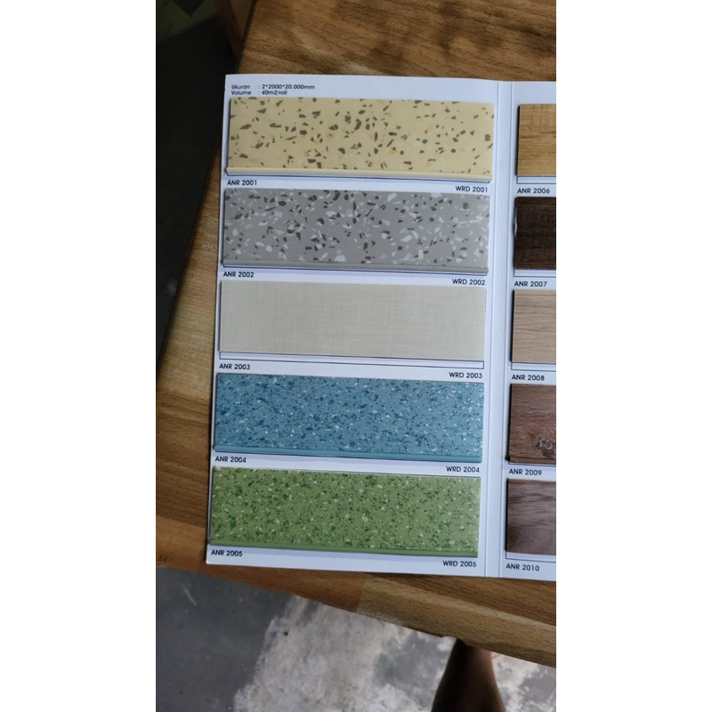 

Nota pembelian vinyl roll Arni Anti bakteri untuk rumah sakit