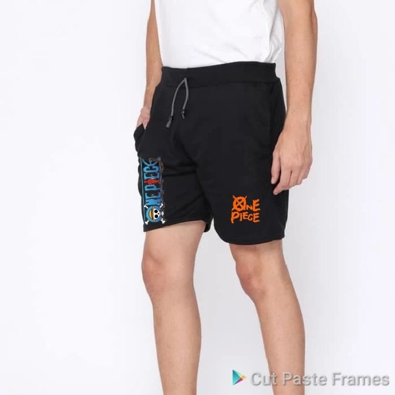 Celana Pendek Dewasa one piece luffy