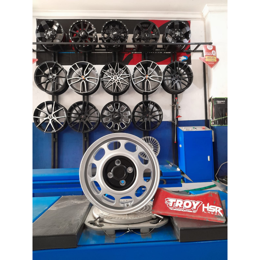 Velg HSR KLG R14 Termurah Ring 14 Velg Brio,Avanza,Sigra,Calya, Free Ongkir