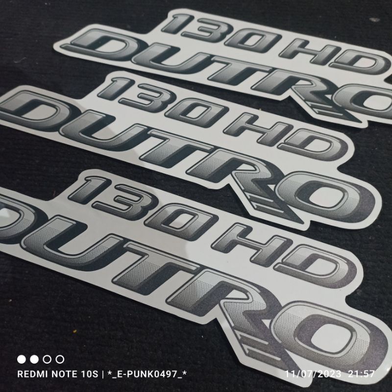 STIKER HINO 130 HD DUTRO / HINO 115 SD DUTRO/HINO 136 HDL