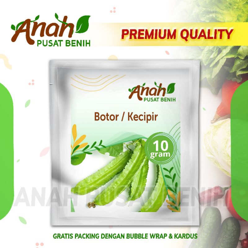 10 Gram Benih kecipir panjang Unggulan no 1 / Benih sayuran / Bibit sayuran / Biji sayuran / Benih