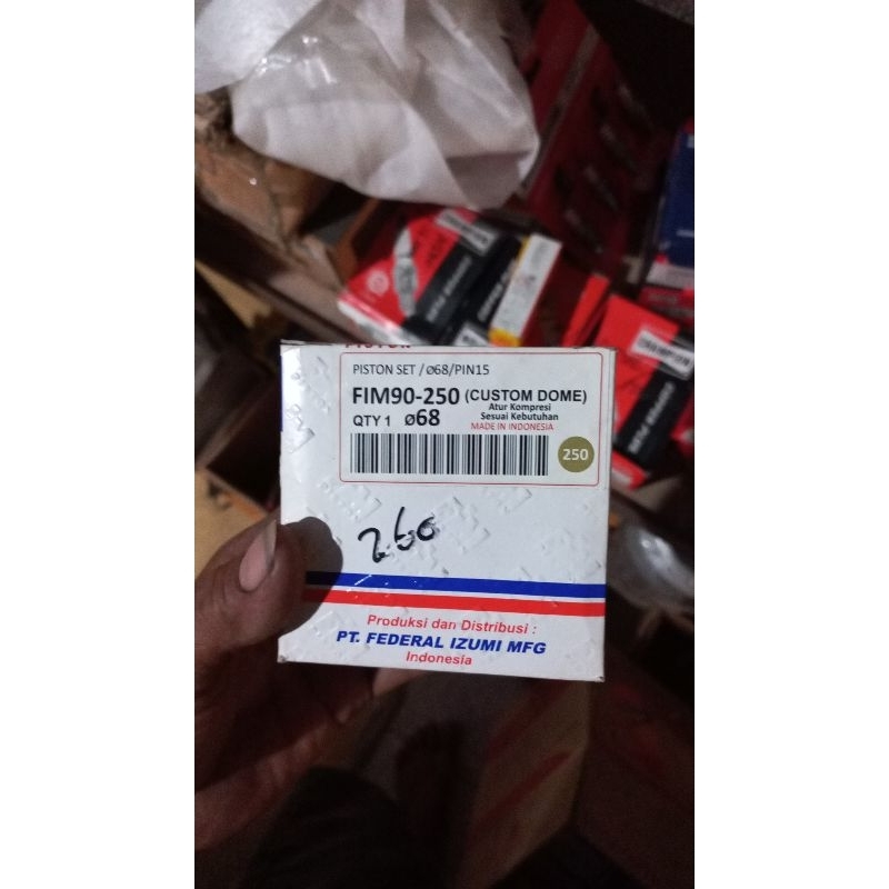 PISTON FIM pin 15 Custome dum ukuran 66.66,5.67,5.68.