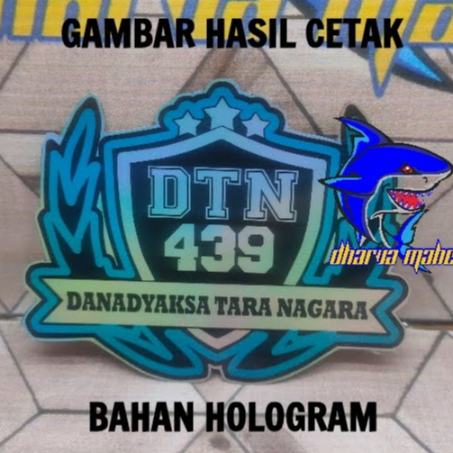 Stiker DTN 439, Stiker Danadyaksa Tara Nagara, Stiker Polisi, Stiker Polri