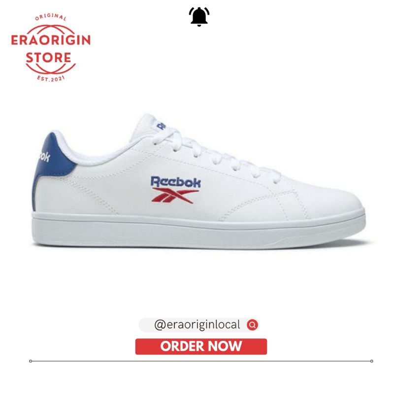 Sneakers Pria Reebok Royal Complete Cloud White Blue Original