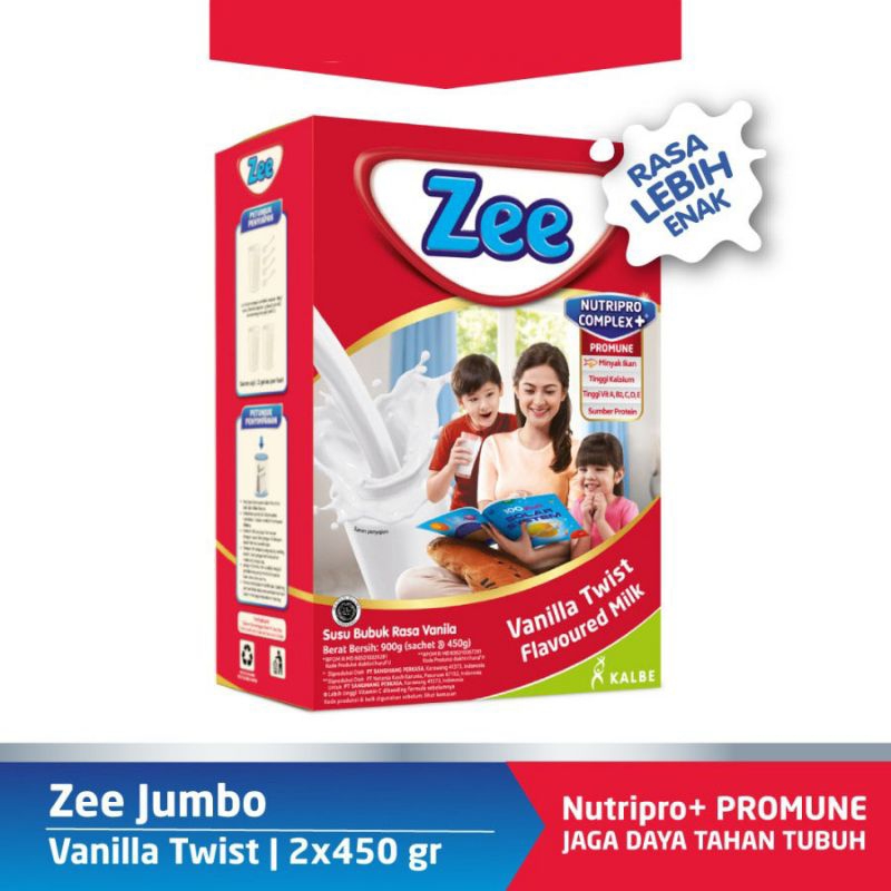 

Zee reguler vanilla twist/coklat (875gr)