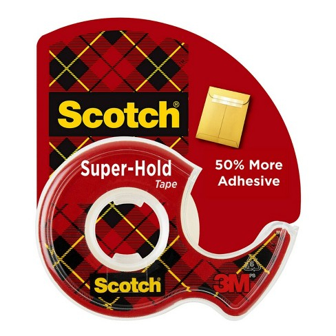 

Solasi Selotip Ekstra Lengket 3M Scotch Super Hold Tape Strong 19mm ( 3/4 inch ) + dispenser