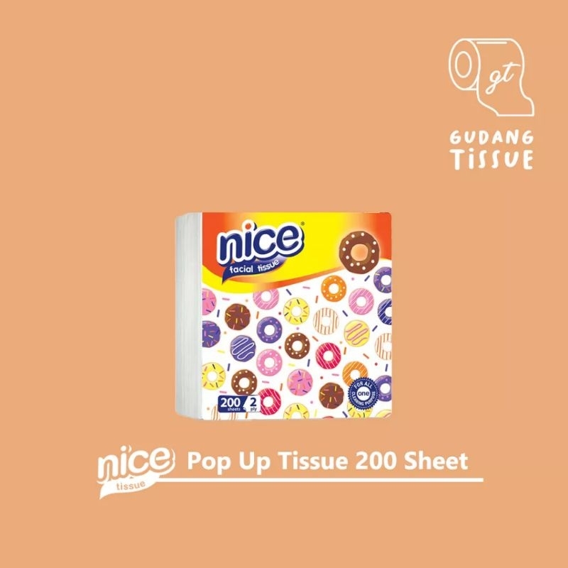 TISSUE NICE POP UP 200 SHEET