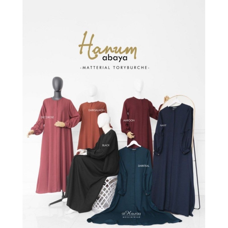 Gamis Hanum Alhauraa / Hanum Abaya / gamis murah berkualitas