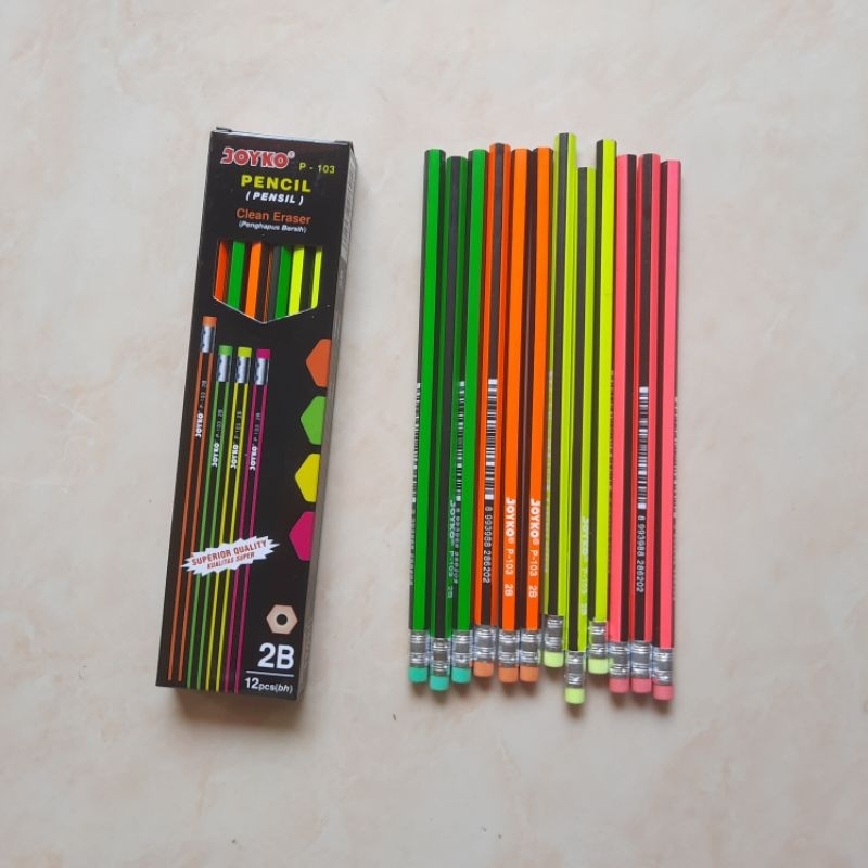 

PENSIL JOYKO 2B + PENGHAPUS P-103 MURAH