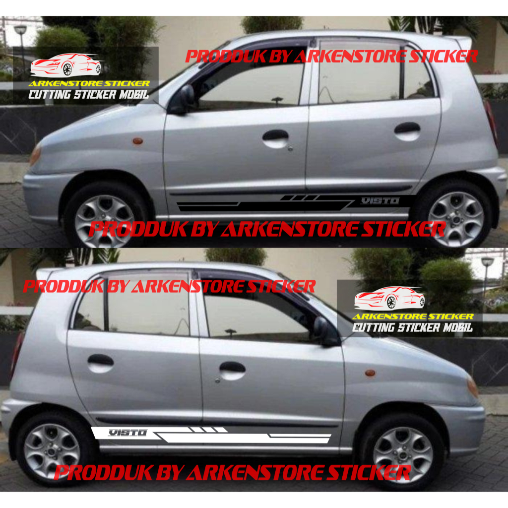 Sticker stiker mobil visto cutting sticker mobil kia visto