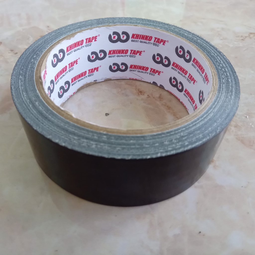 

LAKBAN KAIN HITAM MURAH BERKUALITAS UKURAN 36mmX15yard (3,5CM 13,7M)