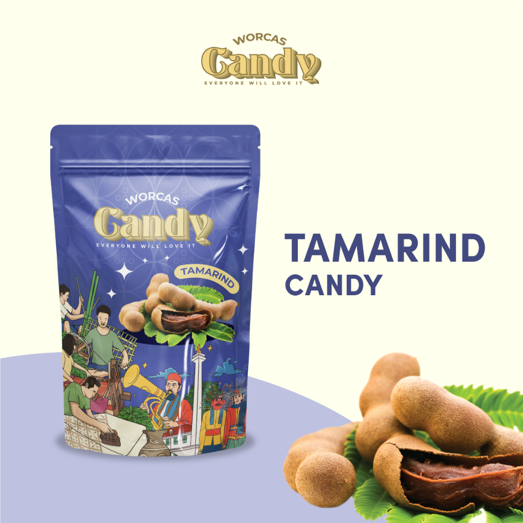 

Worcas Candy Tamarind Permen Asam Jawa