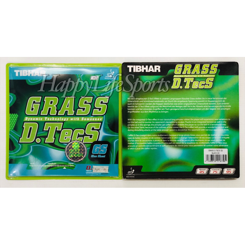 [ORIGINAL] Karet Pingpong Bintik Panjang Tibhar Grass DTecs GS Glue Sheet