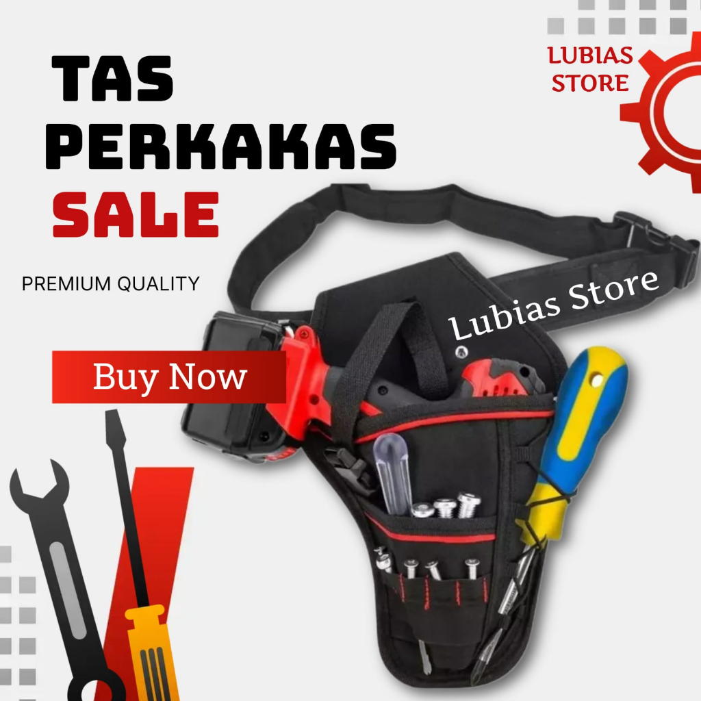 Tas Pinggang Wadah Perkakas Alat-alat Kerja Tas Obeng Tas Perkakas / Tool Bag