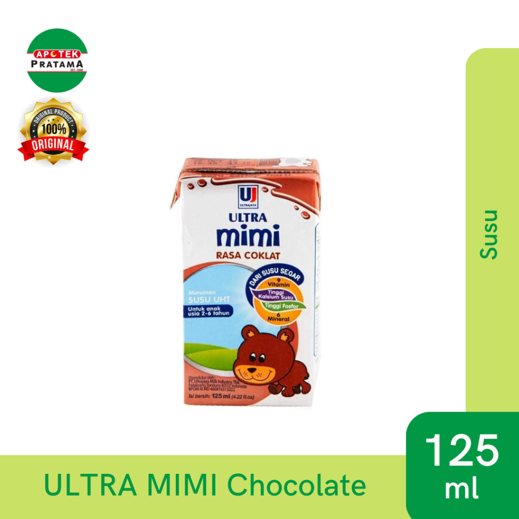 

ULTRA MILK MIMI COKLAT 125ML