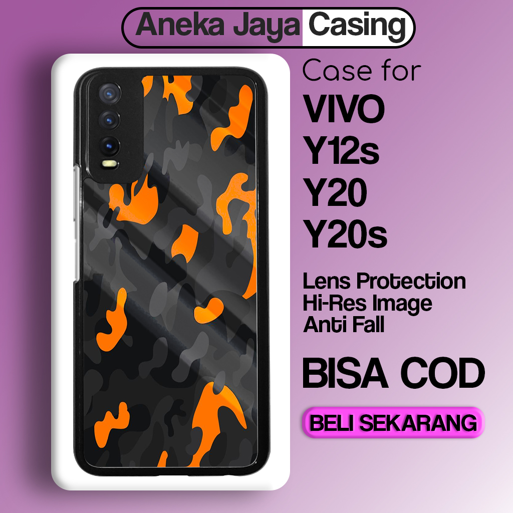 Case Vivo Y12S Y20 Y20S Casing Vivo Y20 Motif Army 01 Aneka case Casing Hp Case Sofcase Case Hp Casi