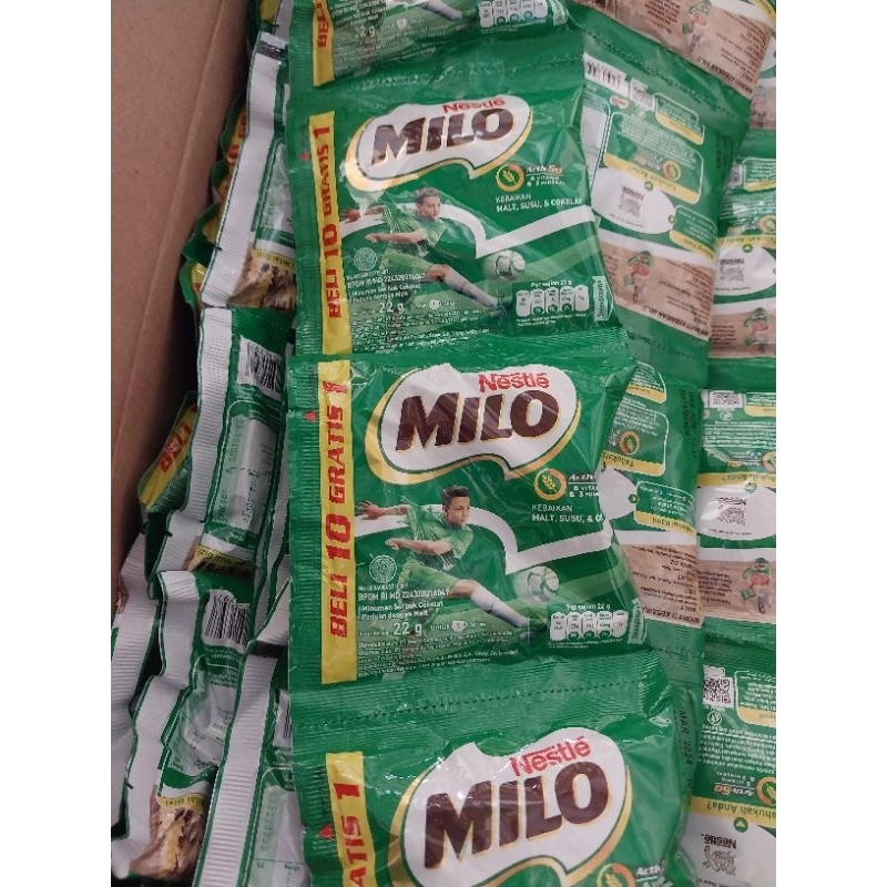 

Milo Aktif Go 1 renteng isi 11 sachet