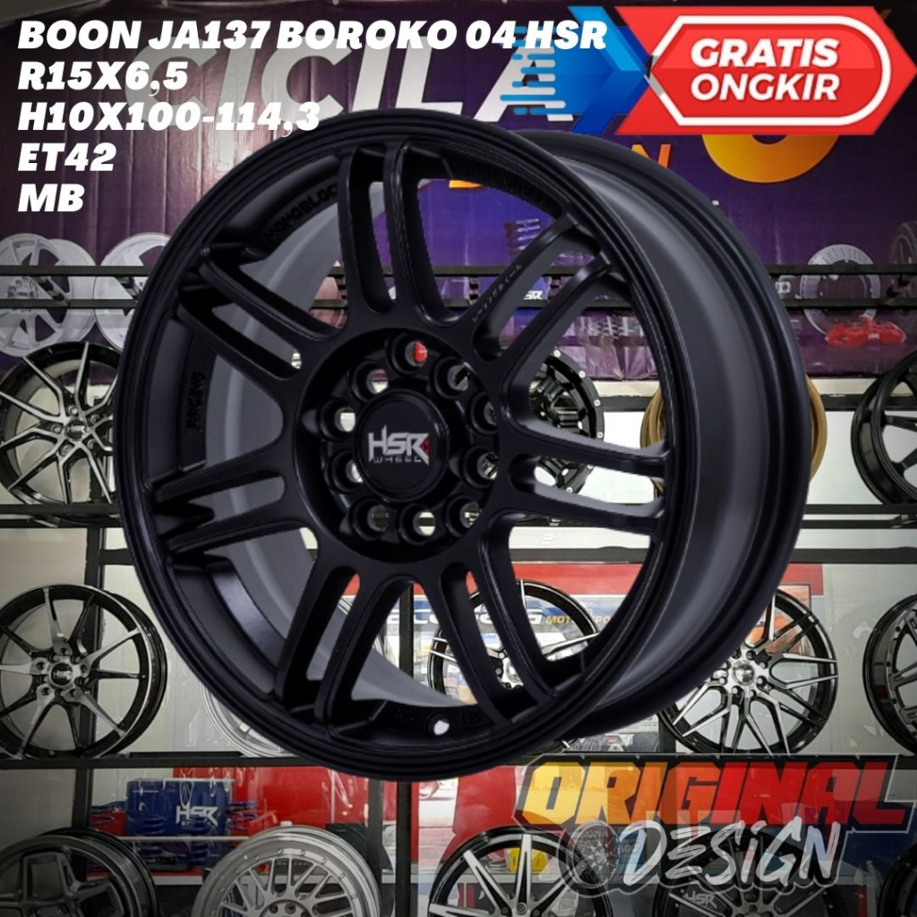 Velg Mobil Original HSR Ring 15 R15 Sienta , Ertiga , Corona , Innova