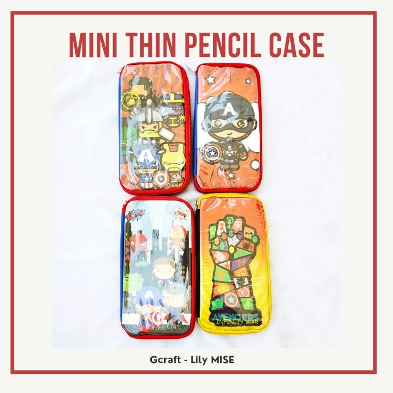 

mini thin pencil case - kotak pensil - tempat pensil - tempat pensil gepeng