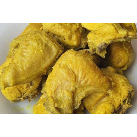 

Ayam Ungkep Bumbu Kuning Frozen Siap Goreng Isi 4pc / Halal