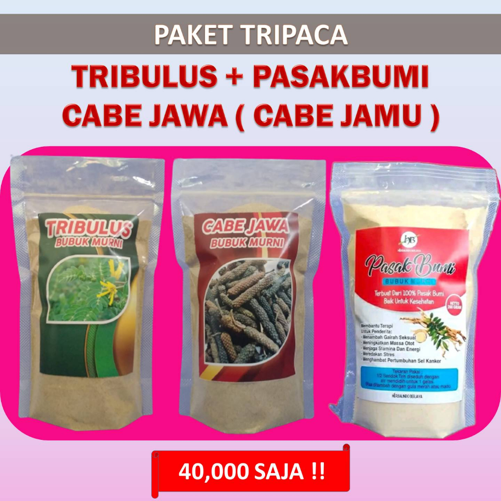 

TRIPACA TRIBULUS PASAKBUMI ( TONGKAT ALI ) CABE JAMU - CABE JAWA