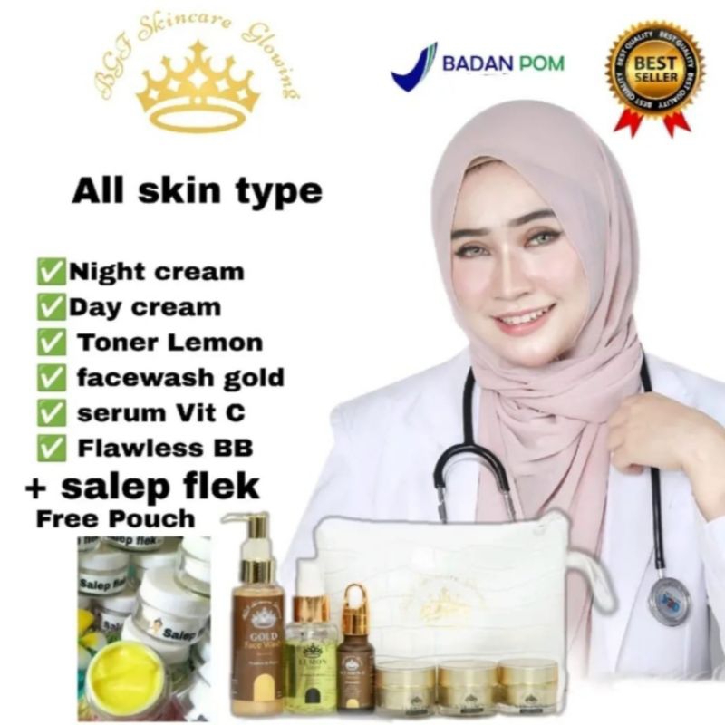 BPOM PAKET flex beauty glow farma Ori