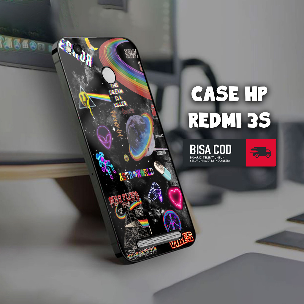 Case Xiaomi Redmi 3S TERBARU [ NASA ] Softcase Redmi 3S GLOSSY 2D - Casing Redmi 3S - Case Murah - C