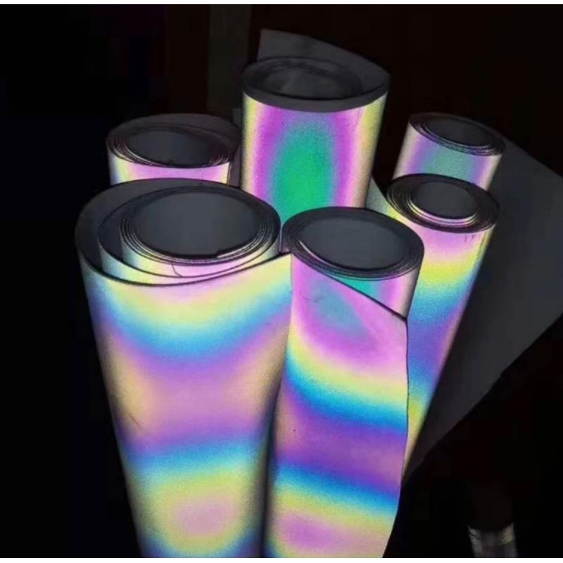 Sa1 polyflex reflektif rainbow lebar 60cm Korea premium quality