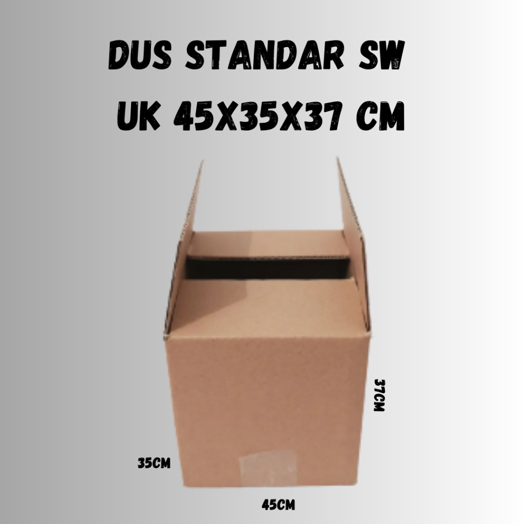 

Kardus/Box B flute Polos Ukuran 45x35x37 CM (Pembelian min 5pcs)